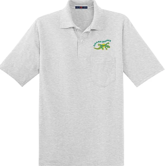Jerzees Dri-Power Pocket Polo - Embroidered