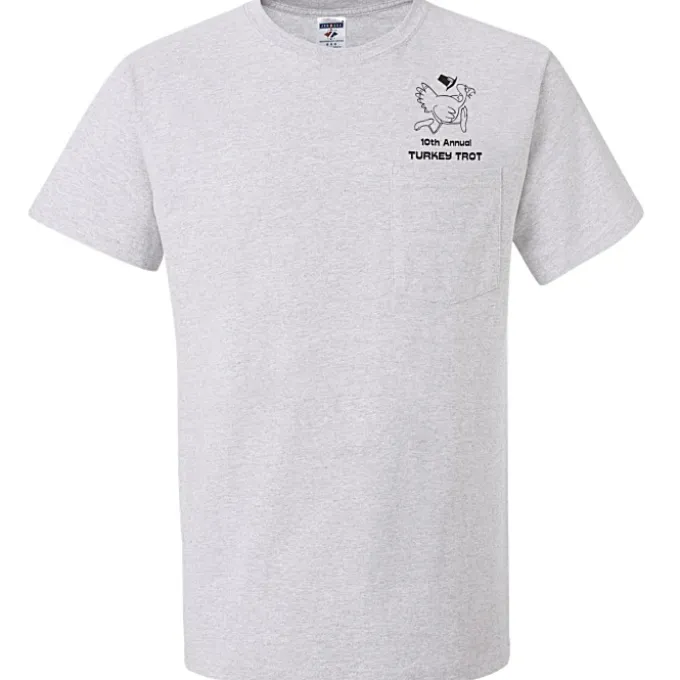 Jerzees Dri-Power 50/50 Pocket T-Shirt - Men's