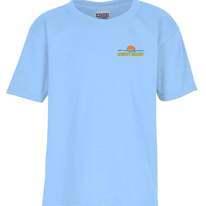 Jerzees Dri-Power 50/50 T-Shirt - Youth - Embroidered
