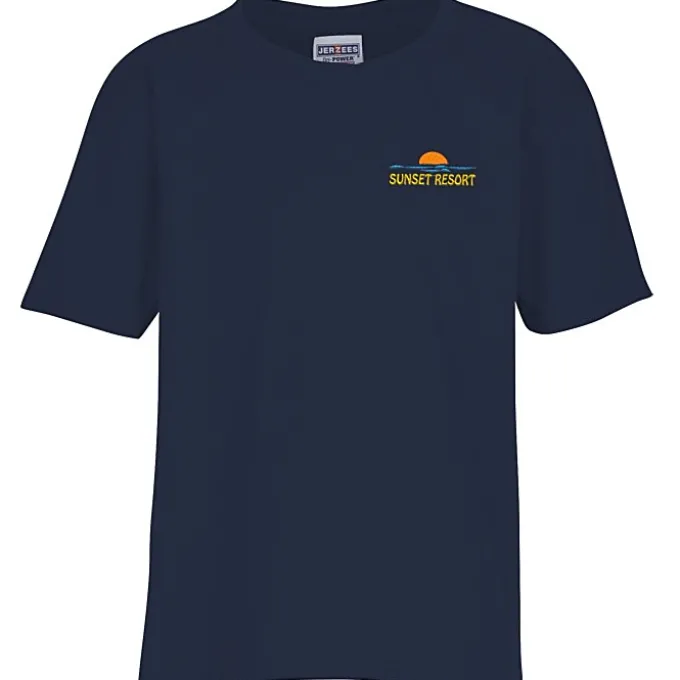 Jerzees Dri-Power 50/50 T-Shirt - Youth - Embroidered