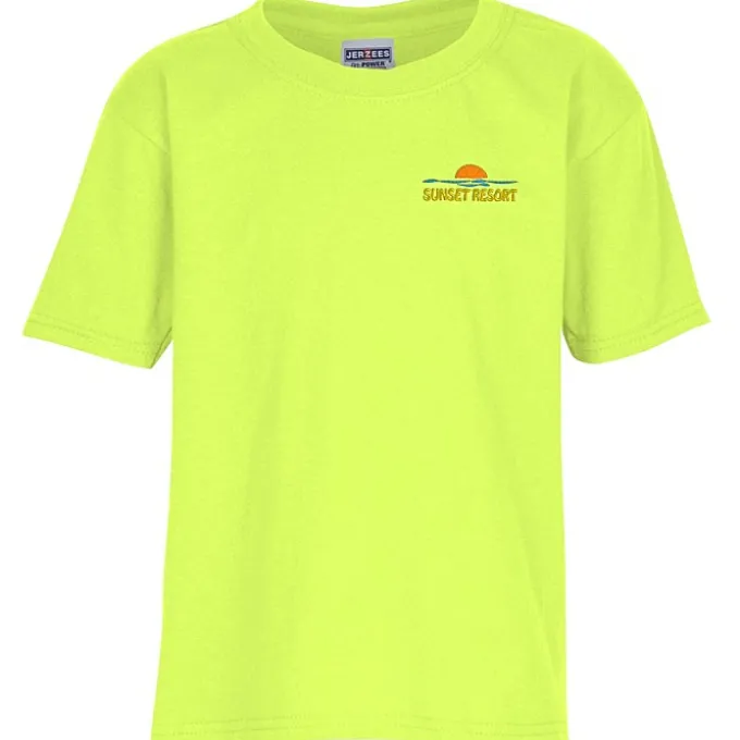 Jerzees Dri-Power 50/50 T-Shirt - Youth - Embroidered