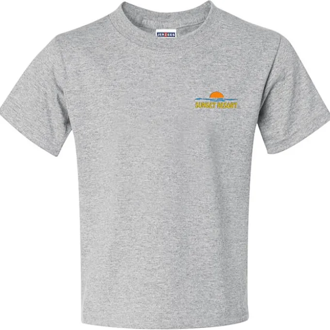 Jerzees Dri-Power 50/50 T-Shirt - Youth - Embroidered