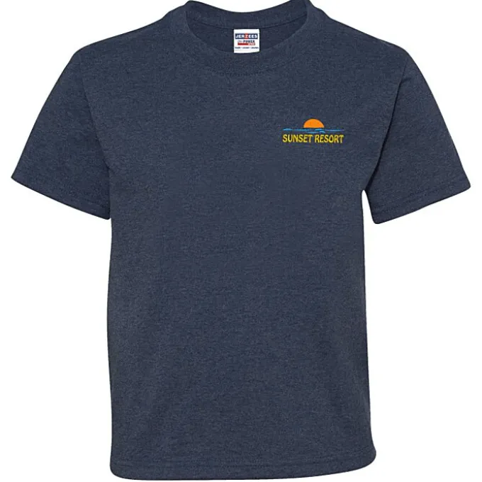 Jerzees Dri-Power 50/50 T-Shirt - Youth - Embroidered