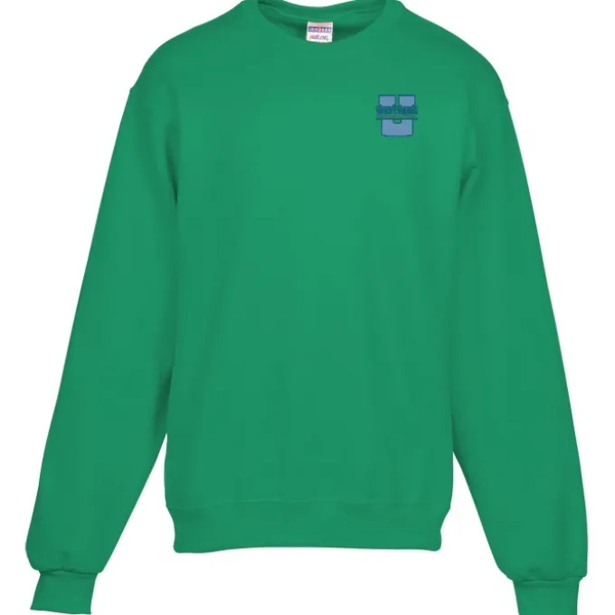 Jerzees NuBlend Crewneck Sweatshirt - Embroidered