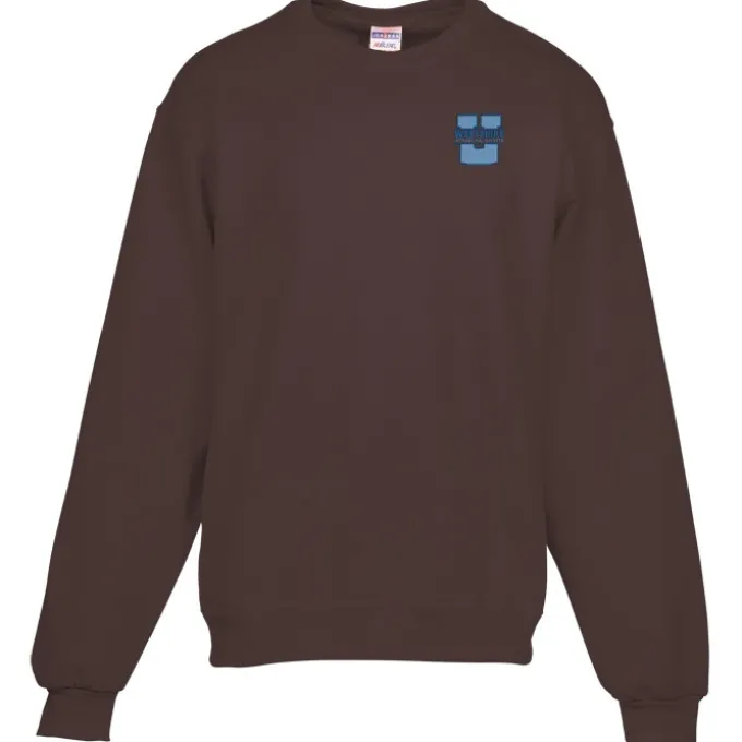 Jerzees NuBlend Crewneck Sweatshirt - Embroidered