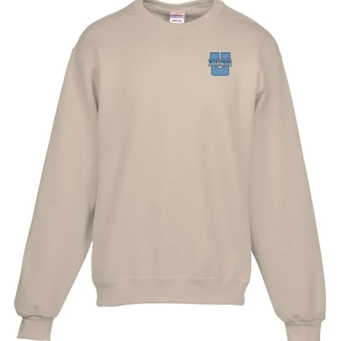 Jerzees NuBlend Crewneck Sweatshirt - Embroidered