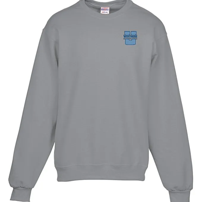 Jerzees NuBlend Crewneck Sweatshirt - Embroidered