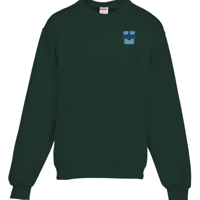 Jerzees NuBlend Crewneck Sweatshirt - Embroidered