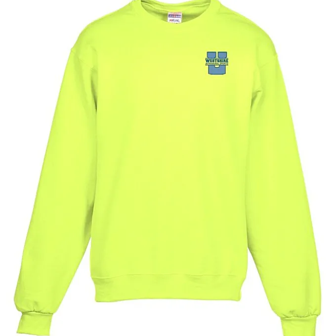Jerzees NuBlend Crewneck Sweatshirt - Embroidered