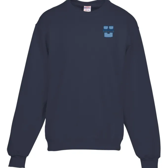 Jerzees NuBlend Crewneck Sweatshirt - Embroidered