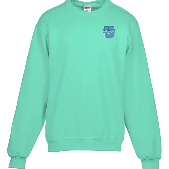 Jerzees NuBlend Crewneck Sweatshirt - Embroidered
