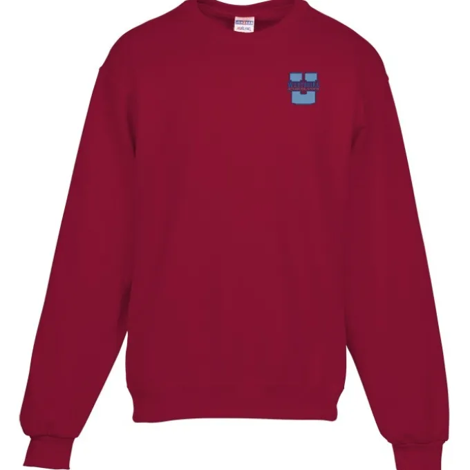 Jerzees NuBlend Crewneck Sweatshirt - Embroidered
