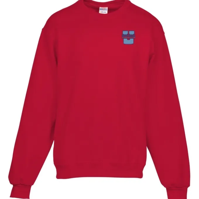 Jerzees NuBlend Crewneck Sweatshirt - Embroidered