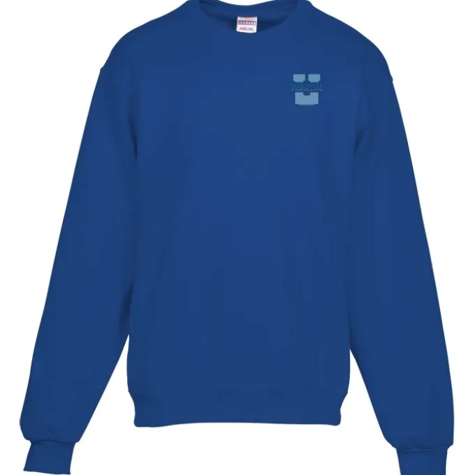 Jerzees NuBlend Crewneck Sweatshirt - Embroidered