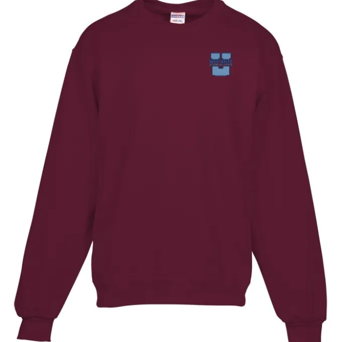 Jerzees NuBlend Crewneck Sweatshirt - Embroidered