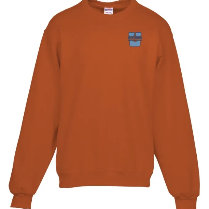 Jerzees NuBlend Crewneck Sweatshirt - Embroidered