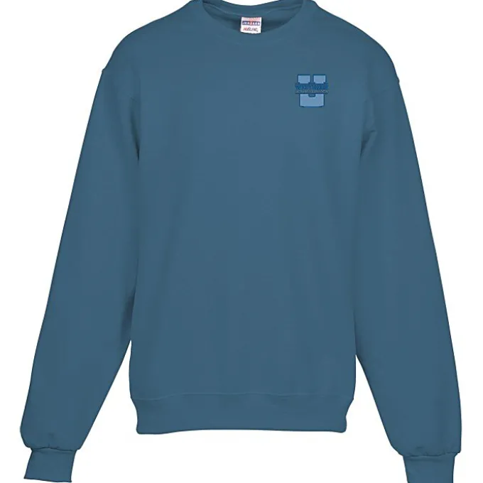 Jerzees NuBlend Crewneck Sweatshirt - Embroidered