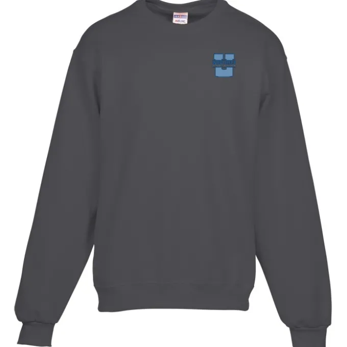 Jerzees NuBlend Crewneck Sweatshirt - Embroidered