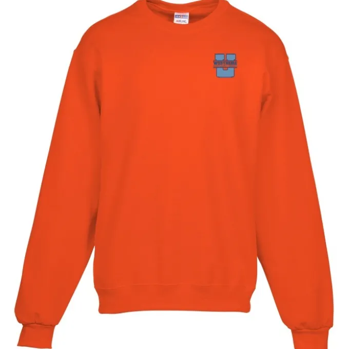 Jerzees NuBlend Crewneck Sweatshirt - Embroidered