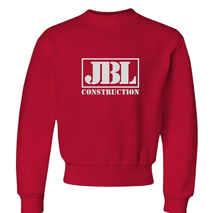Jerzees NuBlend Crewneck Sweatshirt - Youth - Screen