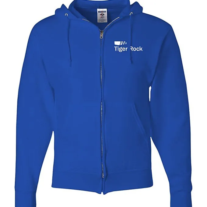 Jerzees NuBlend Full-Zip Hooded Sweatshirt - Screen