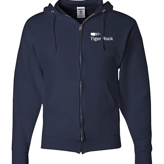 Jerzees NuBlend Full-Zip Hooded Sweatshirt - Screen