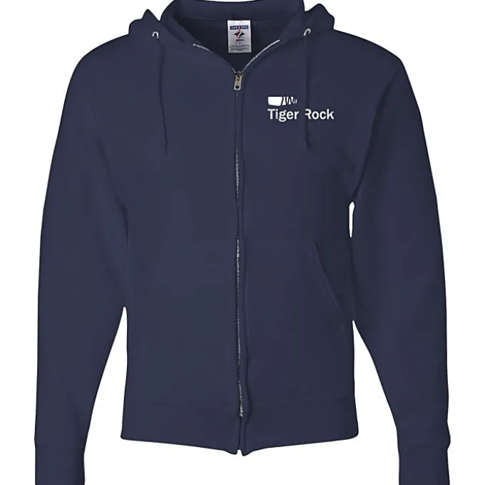 Jerzees NuBlend Full-Zip Hooded Sweatshirt - Screen