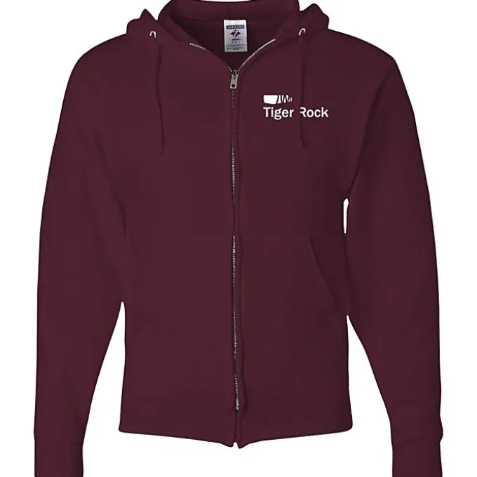 Jerzees NuBlend Full-Zip Hooded Sweatshirt - Screen