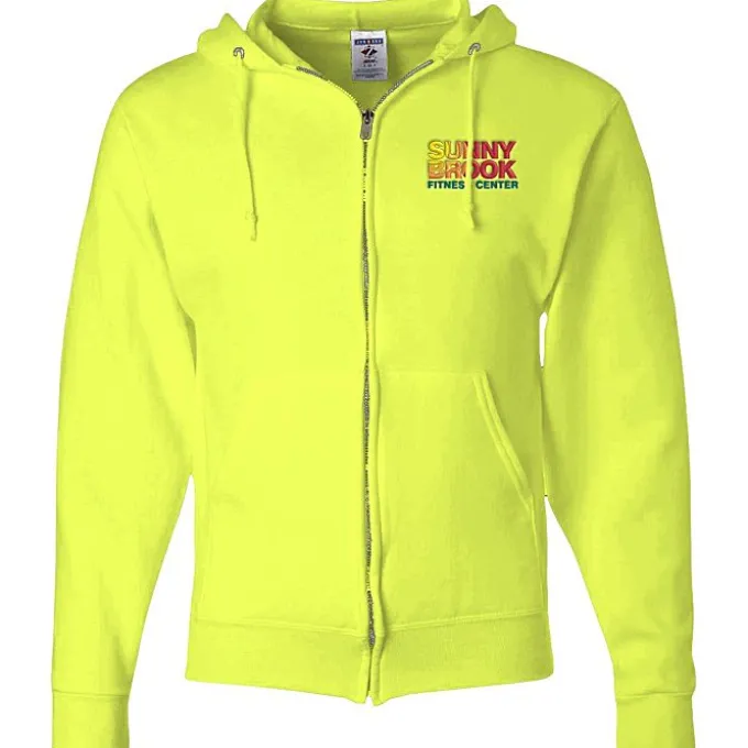 Jerzees NuBlend Full-Zip Hooded Sweatshirt - Embroidered
