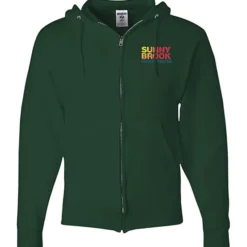 Jerzees NuBlend Full-Zip Hooded Sweatshirt - Embroidered