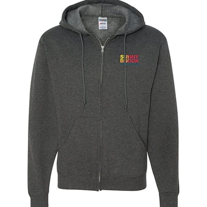 Jerzees NuBlend Full-Zip Hooded Sweatshirt - Embroidered