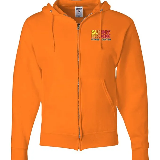 Jerzees NuBlend Full-Zip Hooded Sweatshirt - Embroidered