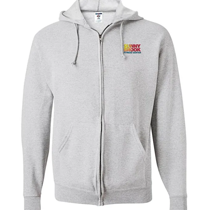 Jerzees NuBlend Full-Zip Hooded Sweatshirt - Embroidered