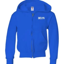 Jerzees NuBlend Full-Zip Hooded Sweatshirt - Youth - Screen