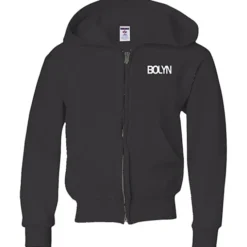 Jerzees NuBlend Full-Zip Hooded Sweatshirt - Youth - Screen
