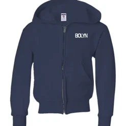Jerzees NuBlend Full-Zip Hooded Sweatshirt - Youth - Screen
