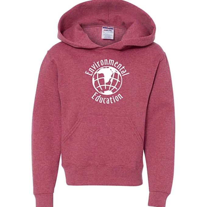 Jerzees NuBlend Hooded Sweatshirt - Youth - Screen