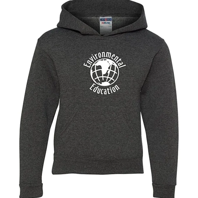 Jerzees NuBlend Hooded Sweatshirt - Youth - Screen