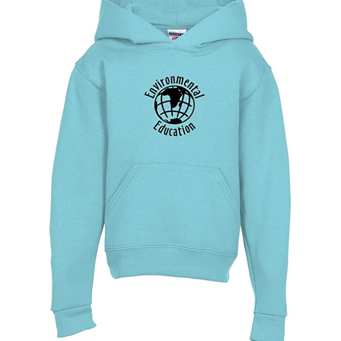 Jerzees NuBlend Hooded Sweatshirt - Youth - Screen