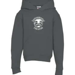 Jerzees NuBlend Hooded Sweatshirt - Youth - Screen