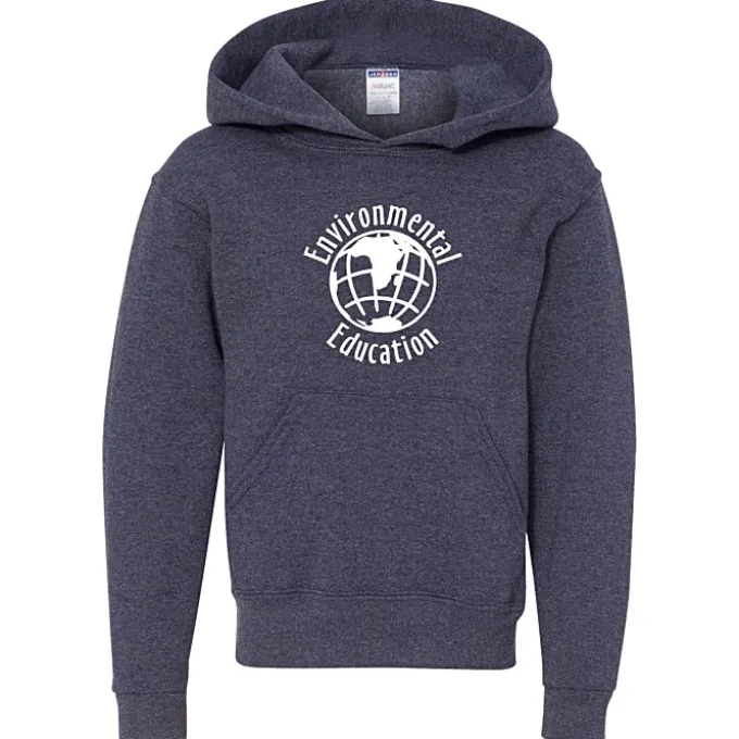 Jerzees NuBlend Hooded Sweatshirt - Youth - Screen