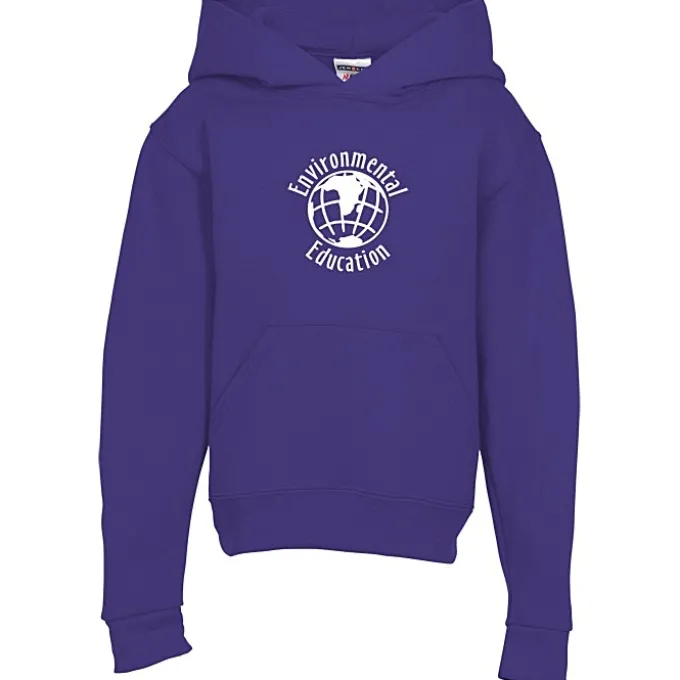 Jerzees NuBlend Hooded Sweatshirt - Youth - Screen