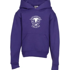 Jerzees NuBlend Hooded Sweatshirt - Youth - Screen