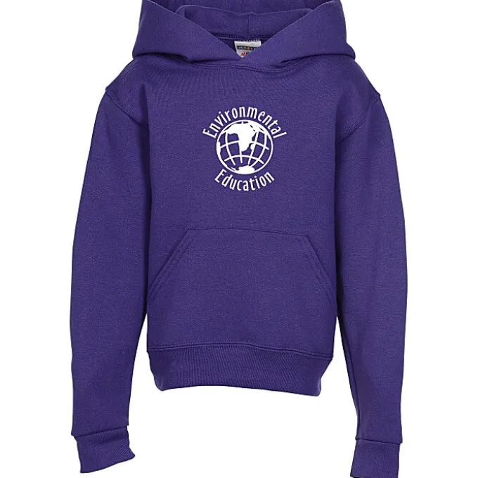 Jerzees NuBlend Hooded Sweatshirt - Youth - Screen