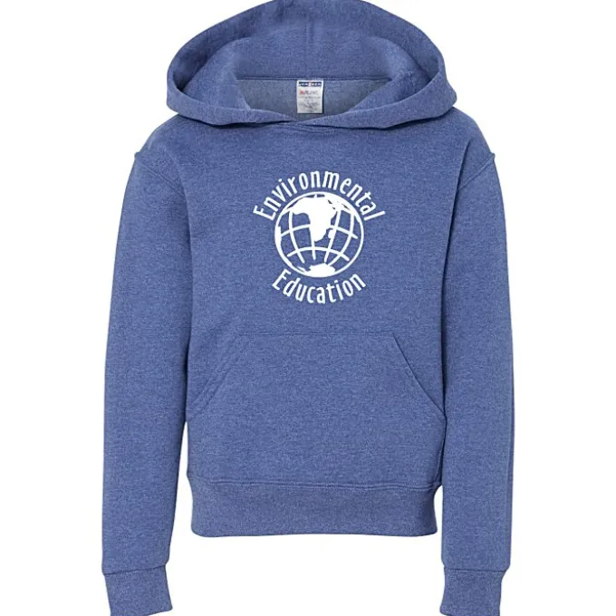 Jerzees NuBlend Hooded Sweatshirt - Youth - Screen
