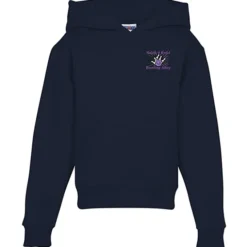 Jerzees Nublend Hooded Sweatshirt - Youth - Embroidered