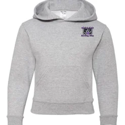 Jerzees Nublend Hooded Sweatshirt - Youth - Embroidered
