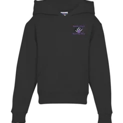 Jerzees Nublend Hooded Sweatshirt - Youth - Embroidered