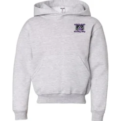 Jerzees Nublend Hooded Sweatshirt - Youth - Embroidered