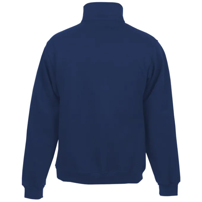 Jerzees Nublend Super Sweats 1/4-Zip Pullover - Embroidered